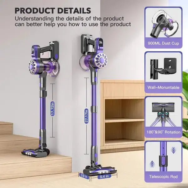 A New Arrive Teendow V07 Cordless Vacuum Cleaner - Teendow Australia