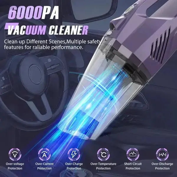 Cordless Handheld Vacuum – Powerful & Lightweight ATJ2266 Portable 6000Pa - Teendow Australia