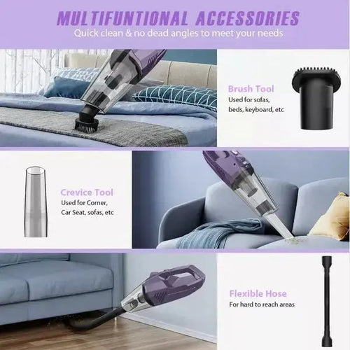 Cordless Handheld Vacuum – Powerful & Lightweight ATJ2266 Portable 6000Pa - Teendow Australia