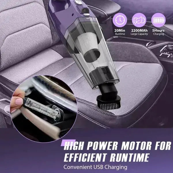 Cordless Handheld Vacuum – Powerful & Lightweight ATJ2266 Portable 6000Pa - Teendow Australia