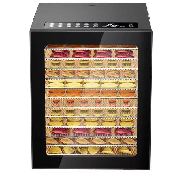 Food Dehydrator, Stainless Steel Food Dryer for Kitchen FD - 1008A 12 - Trays Teendow - Teendow Australia