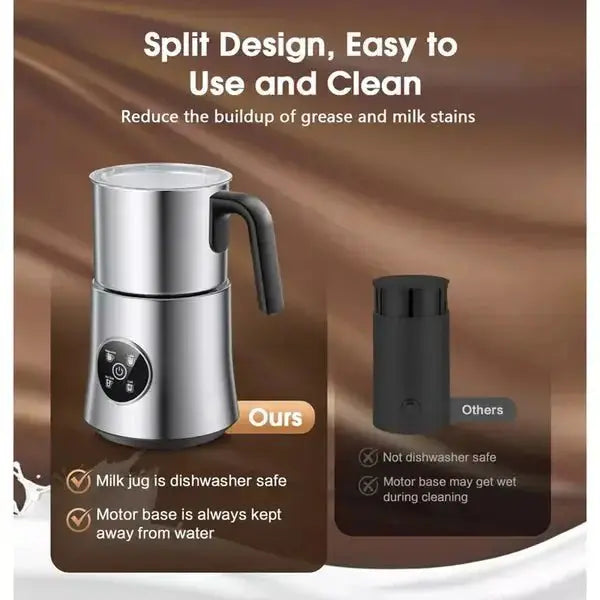 Milk Frother Machine MF06S - T 900ml Electric - Teendow Australia