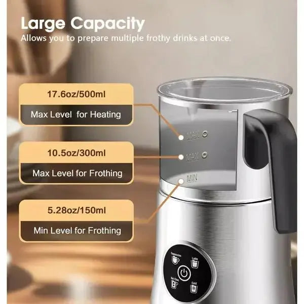 Milk Frother Machine MF06S - T 900ml Electric - Teendow Australia