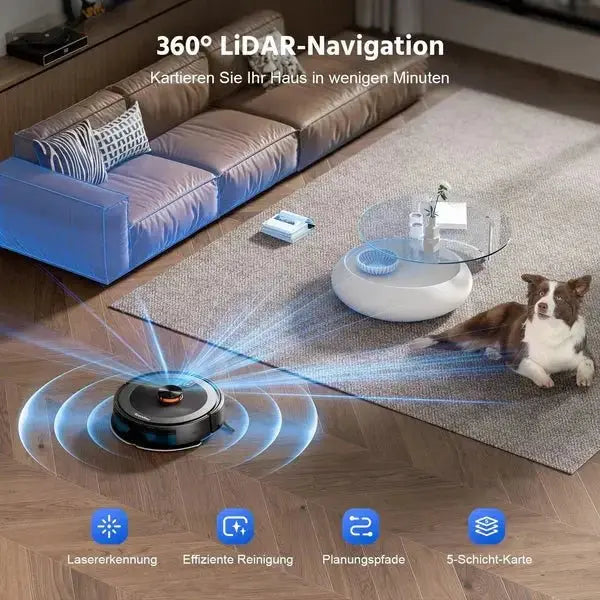 Teendow D10S MAX 2 - in - 1 Robot Vacuum Cleaner – Smart Cleaning - Teendow Australia